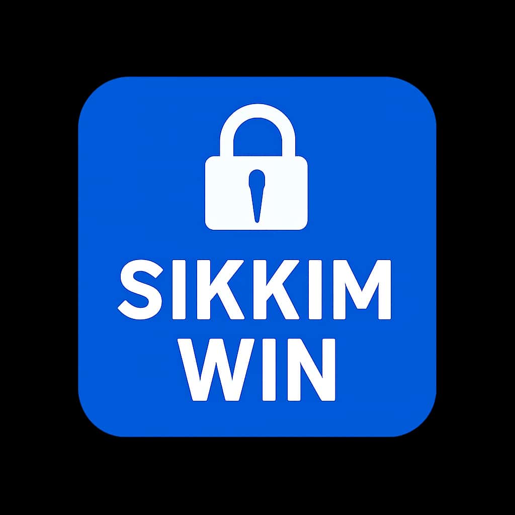 An icon representing secure account tips for Sikkim Win.
