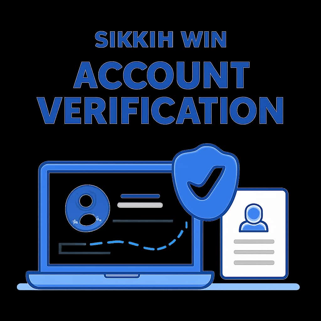 An educational diagram outlining the Sikkim Win Account Verification process.