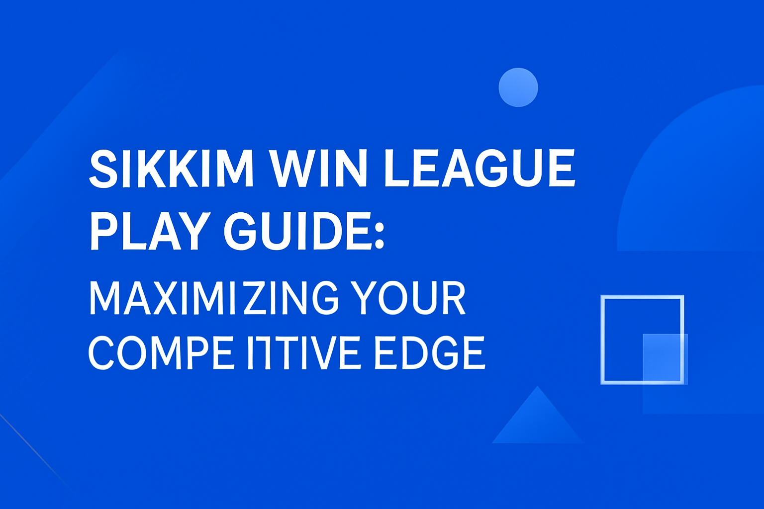 An informational representation of Sikkim Win Security Tips with modern design elements.