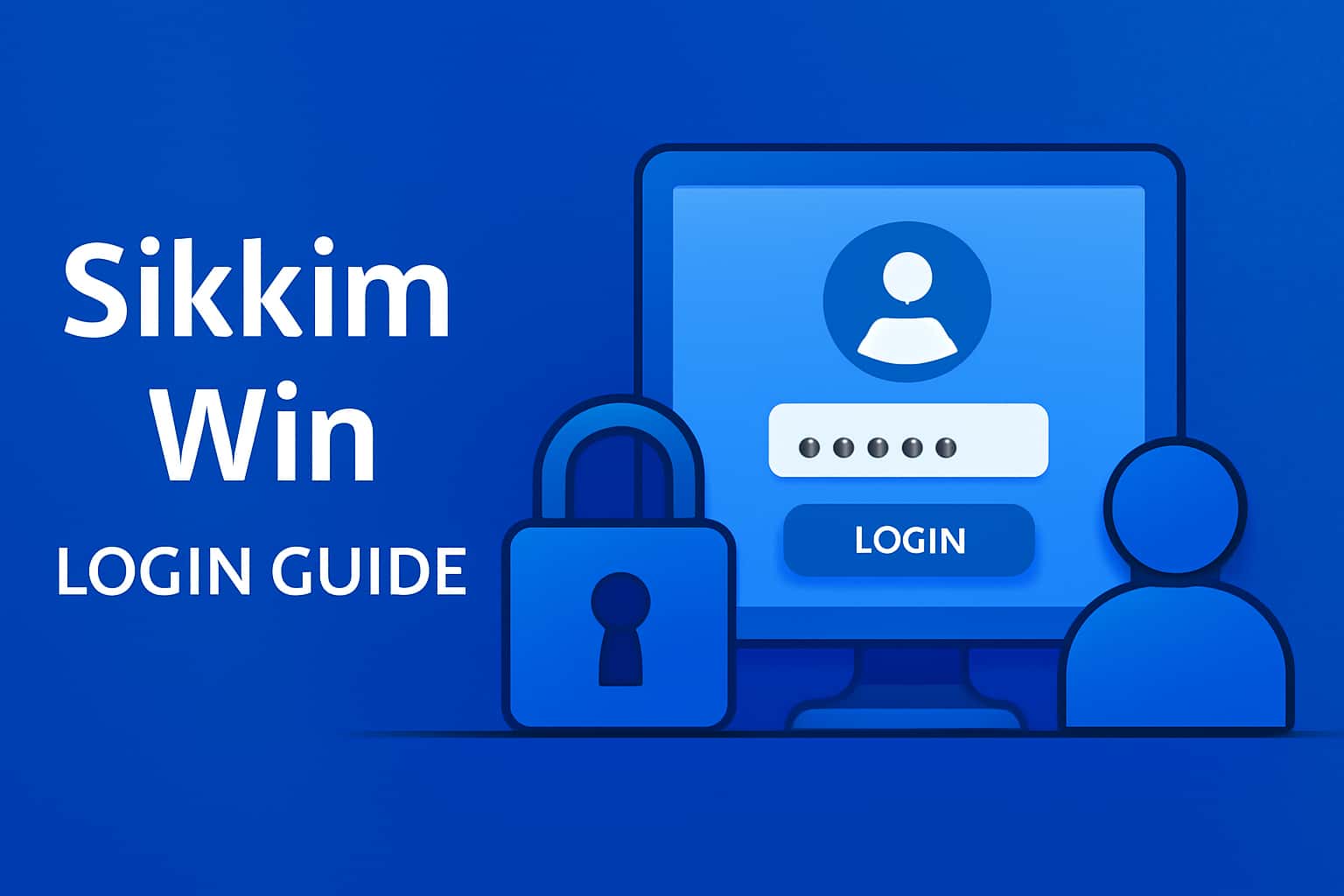 An informative scene illustrating the Sikkim Win Login Guide with clear text.