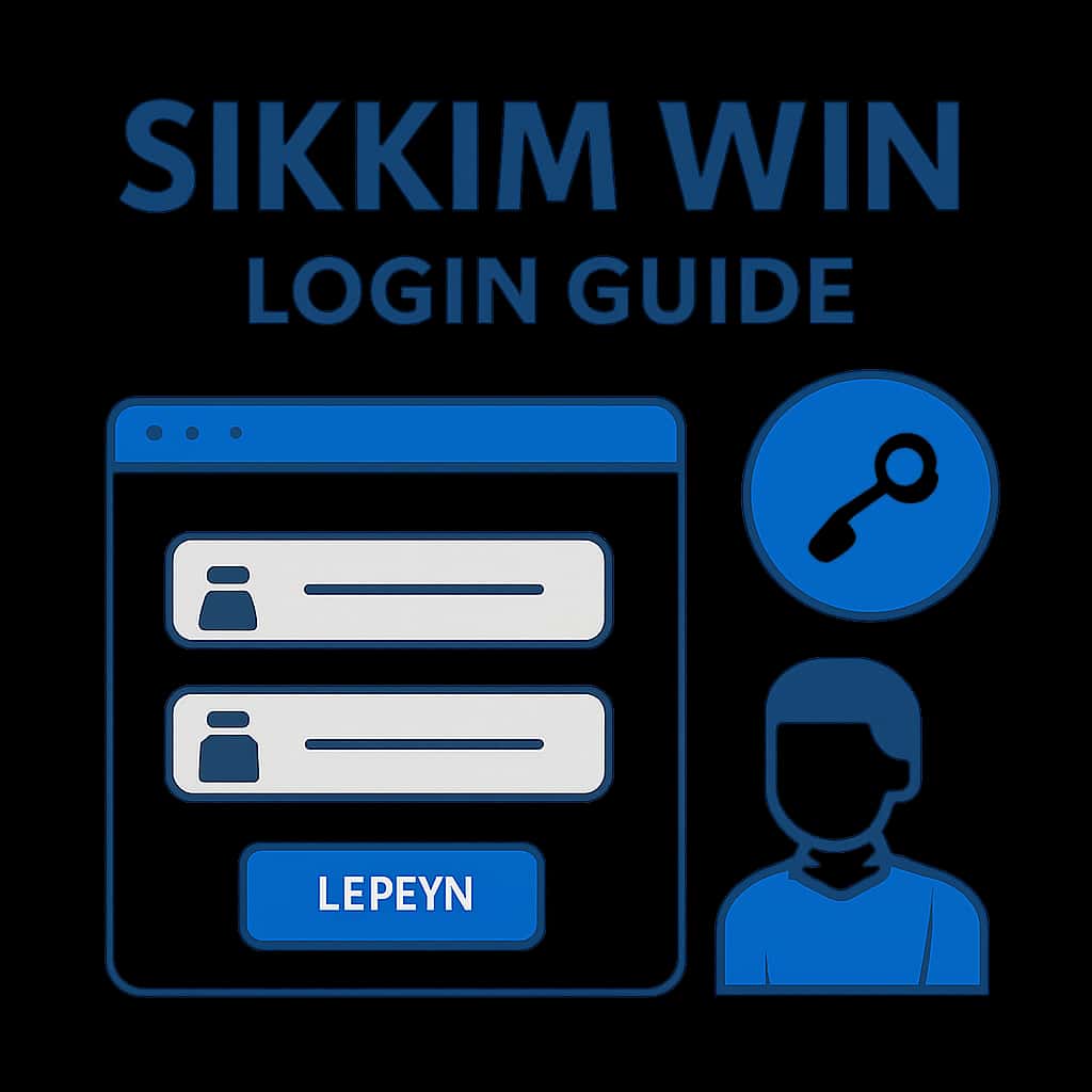 An educational diagram that summarizes the Sikkim Win Login process.