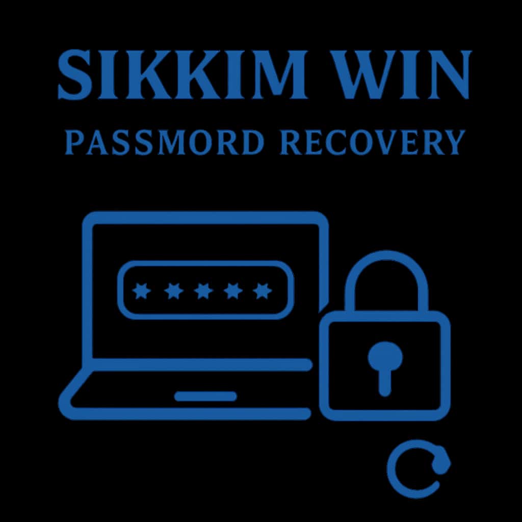 Illustration of password recovery steps for Sikkim Win