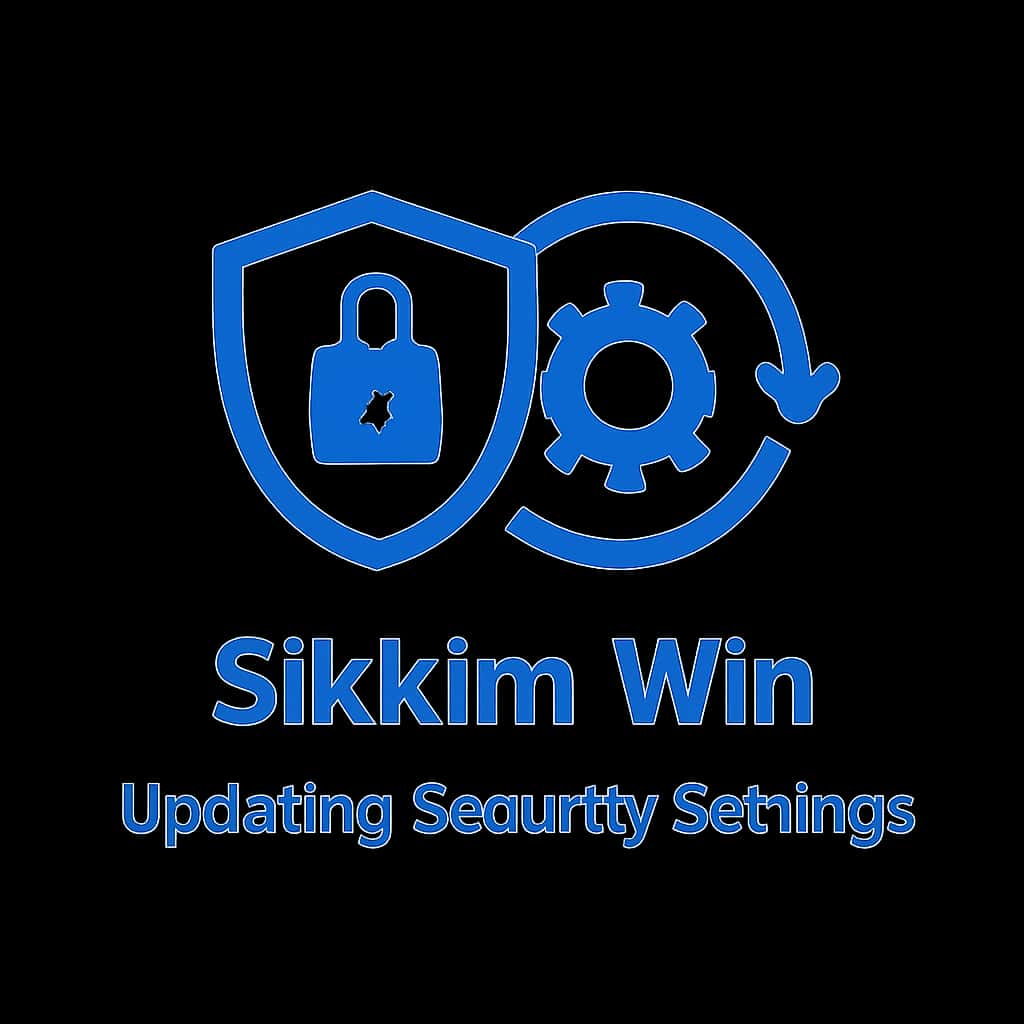Icon representing security settings for Sikkim Win.